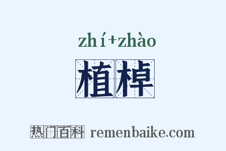 植棹是什么意思的图片